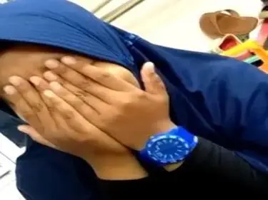 Ukhti Hijab Blue Cantik Pasrah Kasur Imut poster
